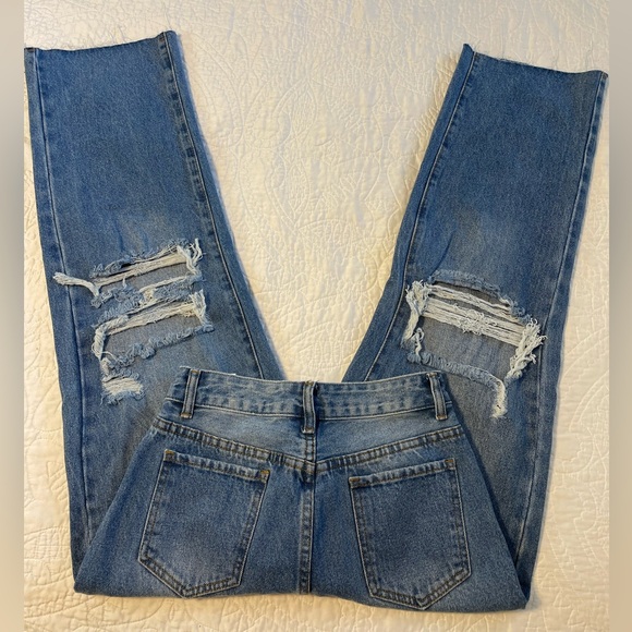 Shein Blue Jeans Size 4 - Picture 4 of 4